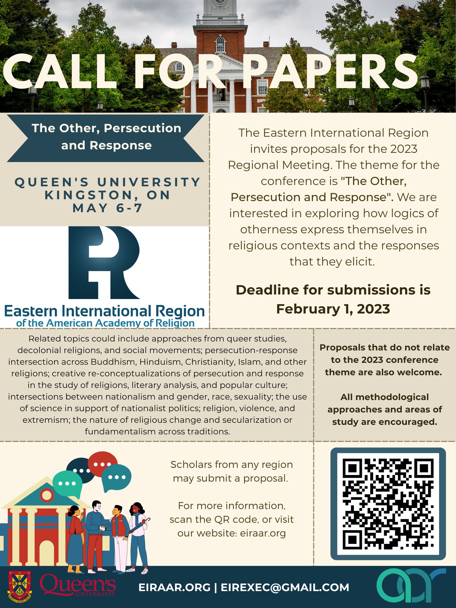 EIR event flyer
